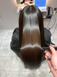 【️縮毛矯正】カット＋髪質改善縮毛矯正＋ベースTr