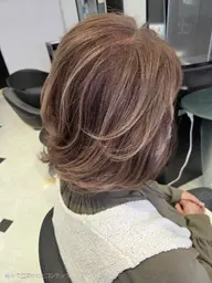 カット+ナチュラルパーマ+RefaVEENA