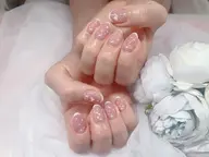 【Hand】 フレンチとドットの組合せで、大人気デザインです、お嬢様にひったり上品なデザインです、是非お試しくださいね♪