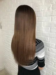 🫧シールエクステ80本+ベーシック縮毛矯正(カラー、縮毛矯正履歴ない方向け)