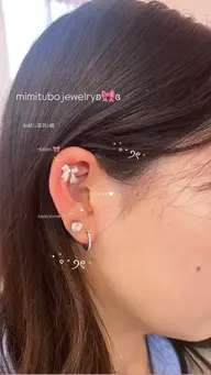 大人気新メニュー💎⟡.·耳つぼジュエリー 🎀両耳12個まで⚠︎︎説明欄 注意事項お読みください