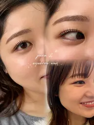 アイブロウ×上パーマ