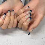 【オフ込み】3本ドットネイル7本ワンカラーネイル