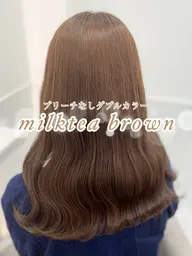 💘カット+ブリーチなしWカラー+3STEPトリートメント💘