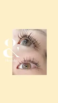 平日限定★&healthy ＜マツエク120本✕まつ毛パーマ同日施術＞ ¥8780