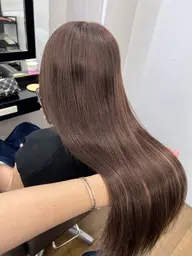 【カラー➕シールエクステ👍】透明感カラー＋人毛100％シールエクステ80本まで付け放題