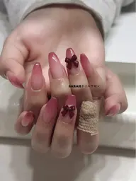 チップ長さだし10本+ワンカラー(マグネット，フラッシュ)