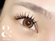 &healthy💙【エクステパーマ】💙新メニュー💙〜140本💙フラットラッシュ💙本数で値段変わります