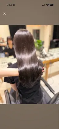 🍀ミニモ限定🍀『髪質改善🎶』艶ワンカラー＋マイクロバブルシャンプー＋トリートメント