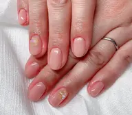 ワンカラー or ラメグラ　ストーン2個付き