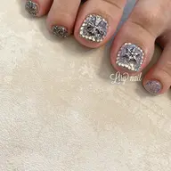 フットネイル♡親指アート♡オフ無し