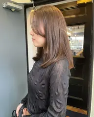 透明感柔らかカラーに!!ブリーチなしのダブルカラー ∮ダブルカラー+艶トリートメント∮