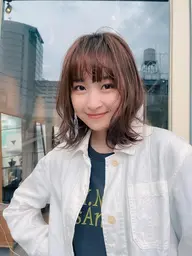 カット&【全頭ハイライト(ブリーチ有)+フルカラー】+前処理tr_¥18700