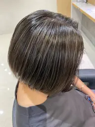 👩白髪ぼかしハイライト+トリートメント