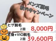 全身光脱毛　2回