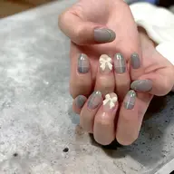 チェックネイル(カラー変更OK)オフ+600円