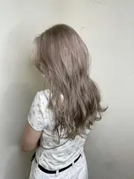 【期間限定🉐クーポン】カット+ケア🫧ブリーチ+カラー+N.トリートメント