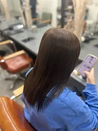 透明感カラー×艶トリートメント