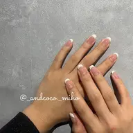 💖〻【オフ有】フレンチorカラーグラデーション(クリアベース) -初回オフ無料-