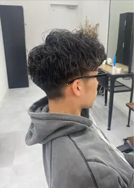 【ミニモ限定料金🌼】メンズパーマ（波巻きパーマ）