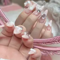 ハンド🎶チップ長さだし10本+10本持ち込みパーツつけ放題（オフあり）