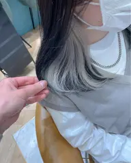 ♦️コスパ◎♦️インナーカラー&トリートメント【インナーカラー部分のみのブリーチとオンカラー】【イヤリングカラー】