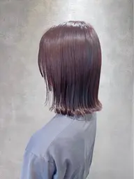 🍎ワンカラー【暖色系】おしゃれ染め🍎/ロイヤルトリートメント／Aujua4step/内部補修/髪質改善