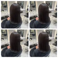 【⠀うる艶髪へ  】  髪質改善カラー➕シルクトリートメント🤍𐙚