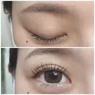 アイブロウスタイリングWax +パリジェンヌorラッシュリフト¥6500