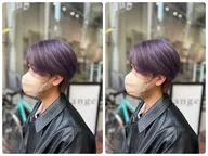 メンズダブルカラー👦🏻(ブリーチ+カラー)