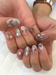 土日祝♡ハンドニュアンスアート放題オフ代0円