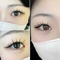 【上下エクステセット✧*｡】LED💫フラットラッシュorセーブル上120本/下30本🌸