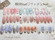 オフありワンホンネイル🫧