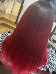 《十三》《美髪》ブリーチカラー+オンカラー+トリートメント