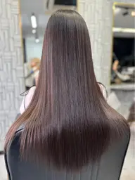 毛先カット＋毛量調整＋シャンプー、炭酸スパ