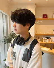 メンズカット+パーマ+3stepトリートメント