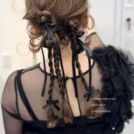 《口コミ特典でお飾り無料🎀》ヘアセット‎🤍