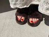 foot nail👣ワンカラー💅🏻