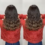 ＃💎全体カラー＋イヤリングカラーorテールカラーorハイライト＋ケアブリーチ【伊勢崎】