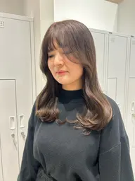 💙🇰🇷韓国風🇰🇷💙顔まわりレイヤーカット