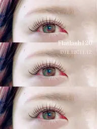 〔新規〕本日限定❣️オフ込みフラットマットラッシュ120本J.C.D.LDカール8〜13ミリまでコーティング付き