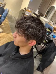 メンズカット＋眉カット＋高濃度炭酸フェイスパック