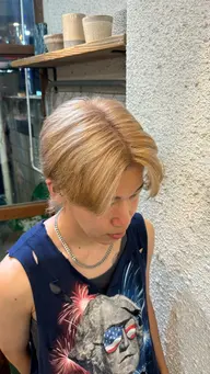 🚀メンズ限定クーポン🚀リタッチダブルカラー（ケアブリーチ＋カラー）＋1stepトリートメント