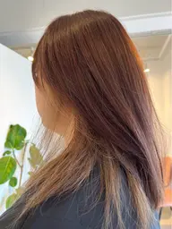 【カラーモデル様募集中!】 インナーカラー (ブリーチあり)+長さ料金