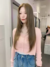 🩶韓国系🩶レイヤーカット➕ワンカラー➕選べるトリートメント