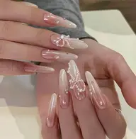 🍒ハンドチップ長さだし👐🏻チップ長さだし➕ベイビーブーマー/マグネットフレンチ「ベース色あり」新規ジェルオフ無料