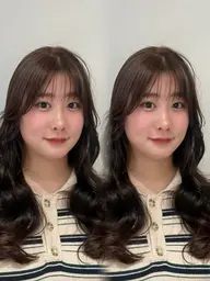 【アイロン巻きセット】波、くびれ、韓国巻き可愛く巻きます❤︎ ※ストレート仕上がりでも🙆🏼‍♀️