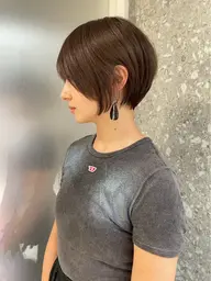 ・レディースショートカット+ワンカラー1500円