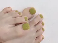 【フット　ジェルオフあり】ケア込み　バス付き　ジェルワンカラー