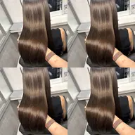 💎人気No.1💎カット➕透明感カラー➕Aujua7step➕超音波アイロン【韓国ヘア・レイヤー・骨格・髪質改善・